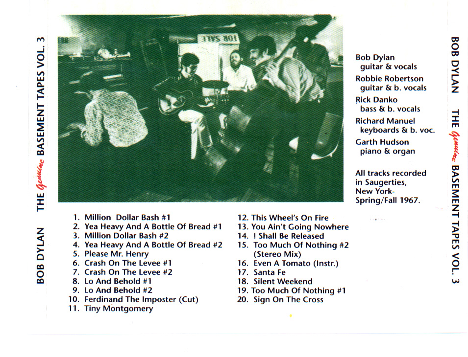 Bob Dylan and The Band: The Genuine Basement Tapes Vol.3