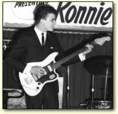 [Rick Danko playing the Fender Bass VI, 1963]